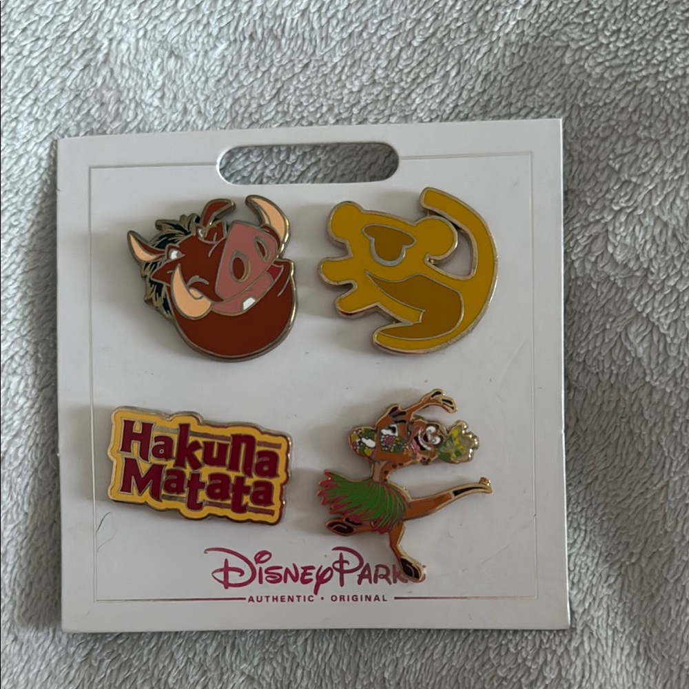 Disney Mickey Mouse Icon Pin Backs - Black
